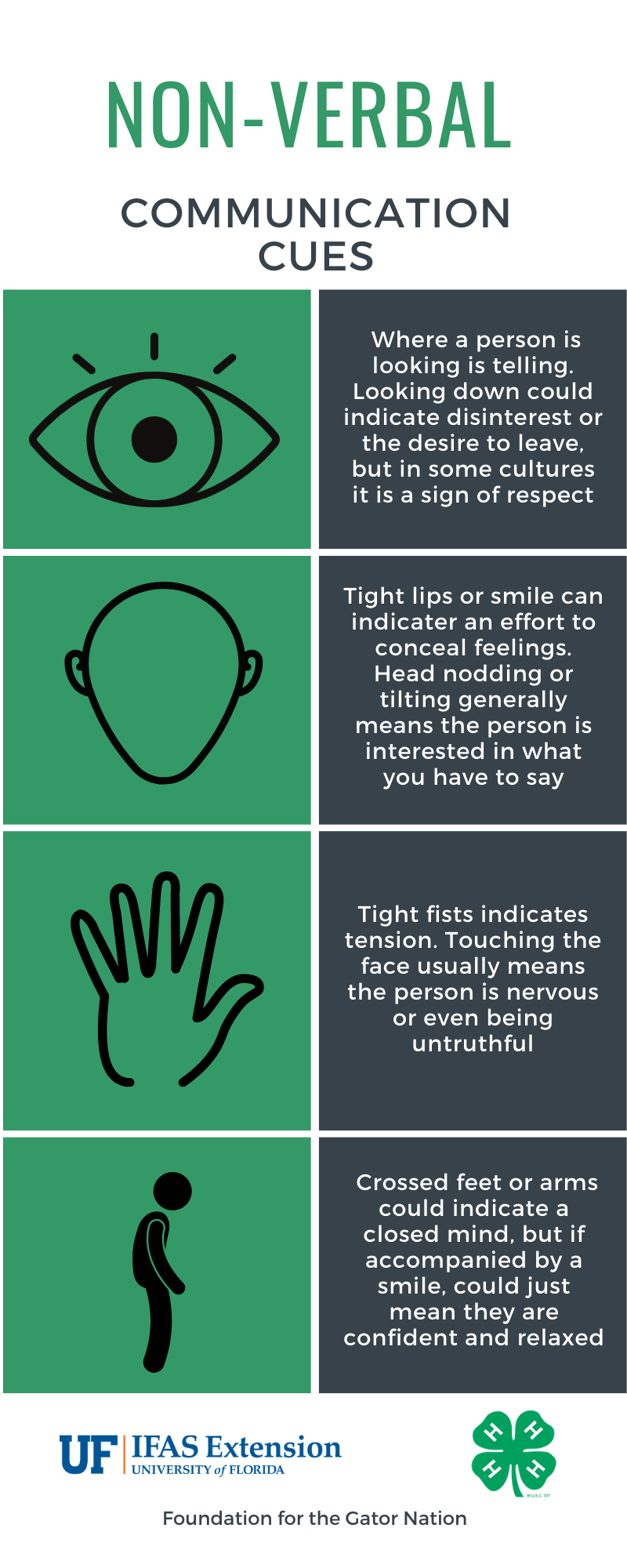 Non Verbal Communication Skills Examples