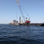 Deployment of Super Reefs. Pictures provided by Bob Cox Mexico Beach Artificial Reef Foundation