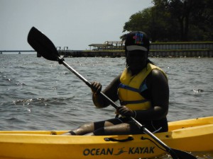 4-Hers still enjoy swimming and kayaking in the Choctawhatchee Bay.  Photo provided by Jackson County 4-H.