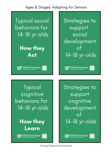 Ages and Stages flashcards