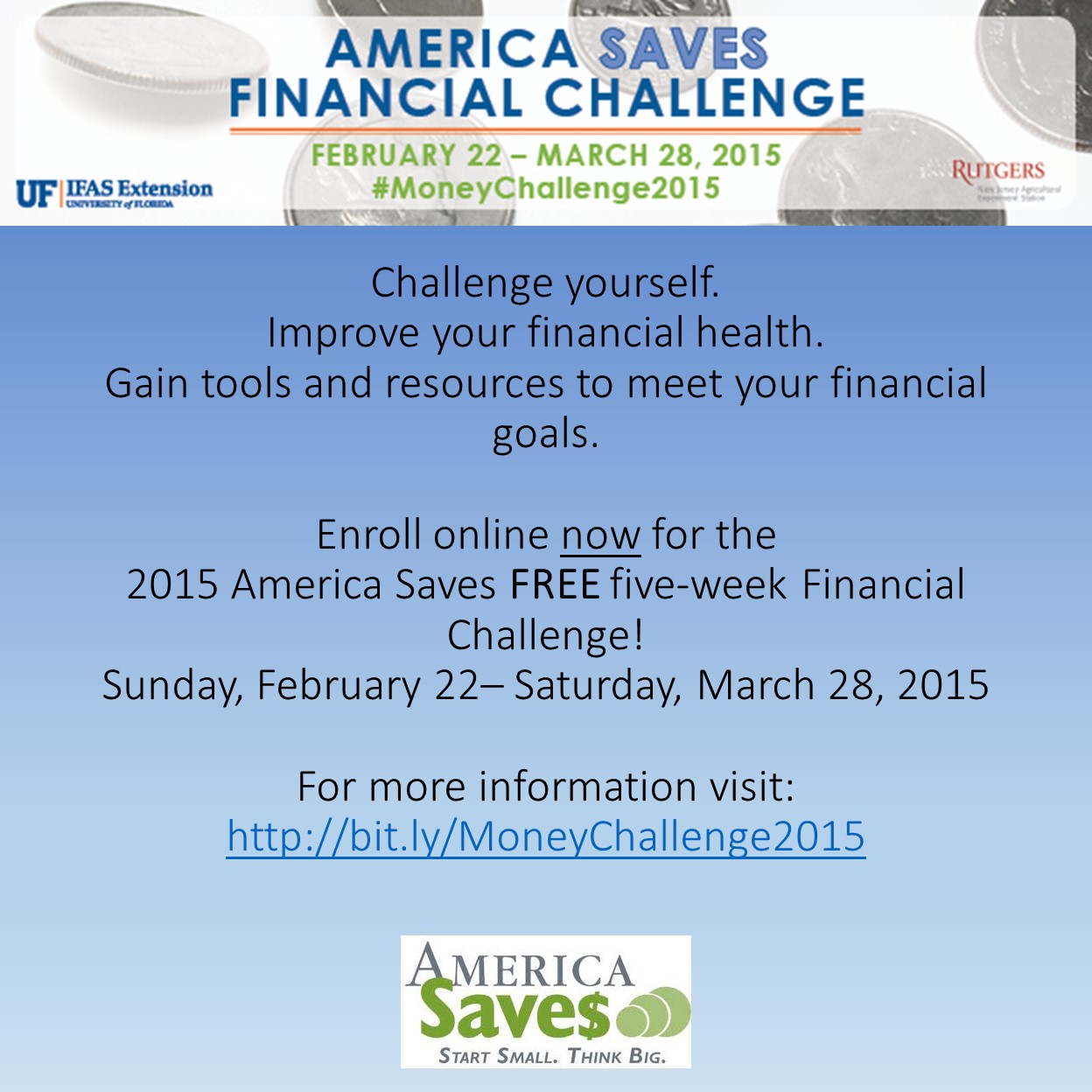 America Saves Week ~ Online Challenge