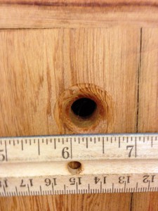 Photo 6 Hole Size of 1/2 inch – photo by Shep Eubanks 