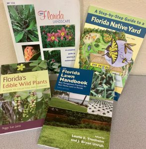 Picture of garden books from IFAS Extension Bookstore