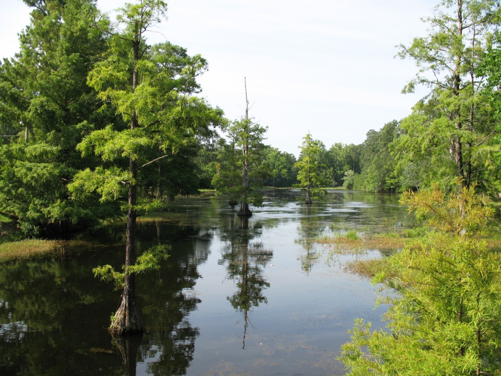 Image of Lake Hilda as example of our connections to watersheds