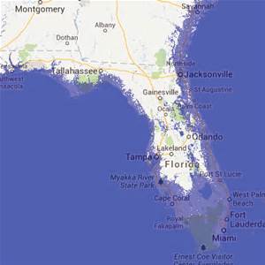 A graphic indicating the potential flooding of Florida. Graphic: Green Policy 360