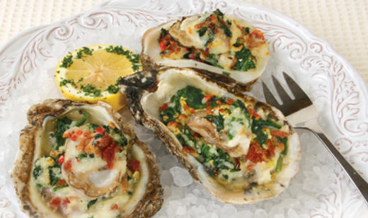 No need to feel left out! Fully cooked oyster dishes like Oysters Rockefeller are a coastal classic that's safe and tastes great!