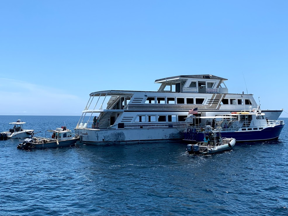 Deployment of the El Dorado as an Artificial Reef