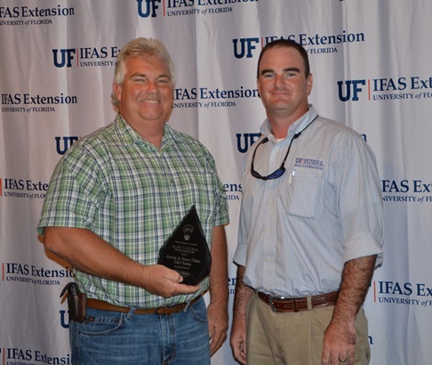 George Fisher was recognized as the Washington County Agricultural Innovator by his local Washington County Agent, Mark Mauldin.