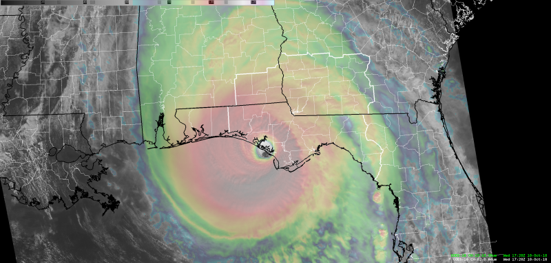 Hurricane Michael Satellite Image