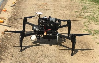 Ag Drone in a field