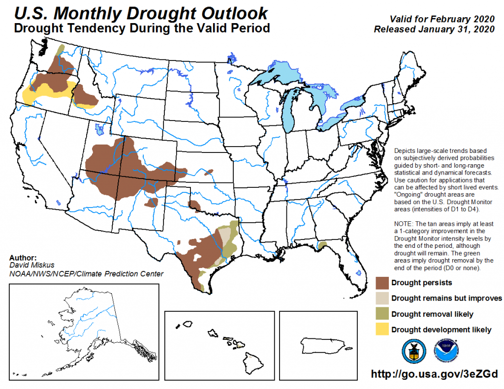 February 2020 Drought Outlook