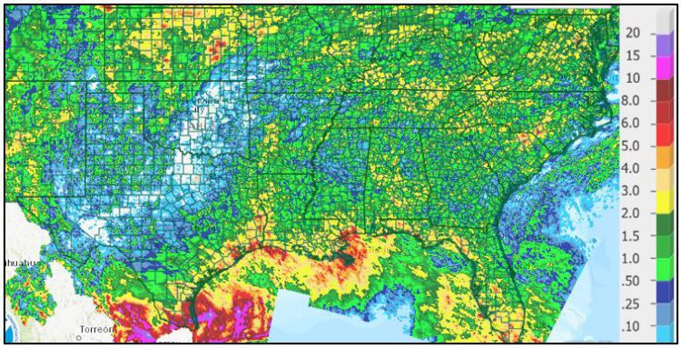 7-27-20 rainfall map