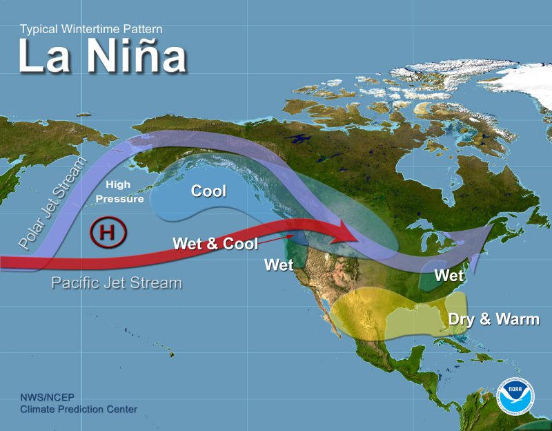  La Nina Winter Pattern