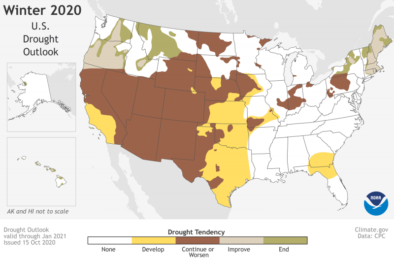 Winter 2020-21 Drought Outlook