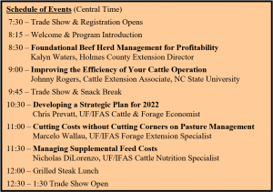 2022 Beef Cattle Conference Agenda