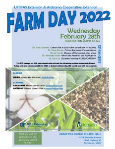 Farm Day flyer with speakers