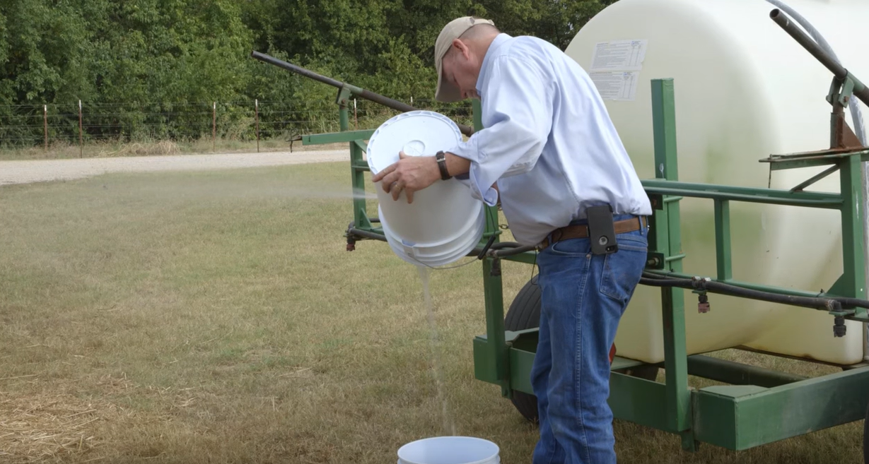 Friday Feature Calibrating a Boomless Sprayer 1/8 Acre Method Panhandle Agriculture