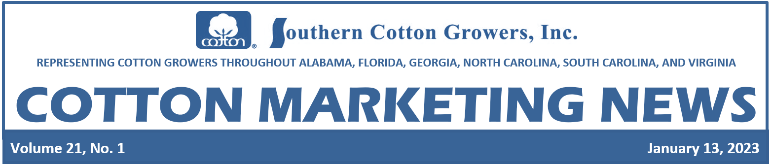 1-13-23 Cotton Marketing News 