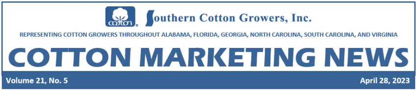 Cotton Maketing News header 4-28-23