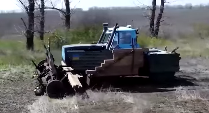 Friday Feature:  Ukrainian Farmers Remove Land Mines with Remote Control Tractor