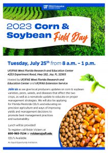 2023 WFREC Corn & Soybean Field Day