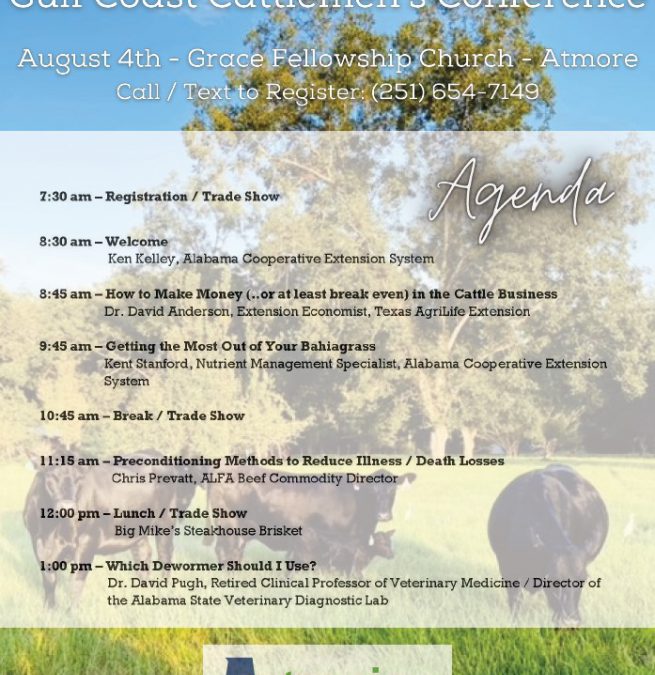 Gulf Coast Cattleman’s Conference – August 4