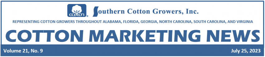 Cotton Marketing News 7-25-23