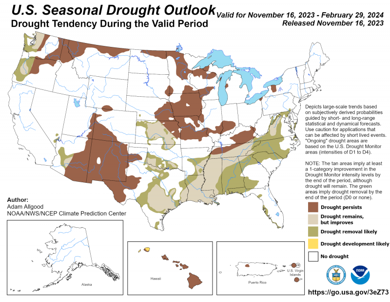 Winter 24 Seasonal Drought Outllook