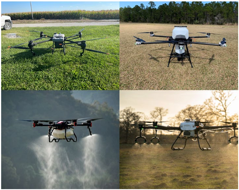 Spray drones getting attention, demos at Sunbelt Expo