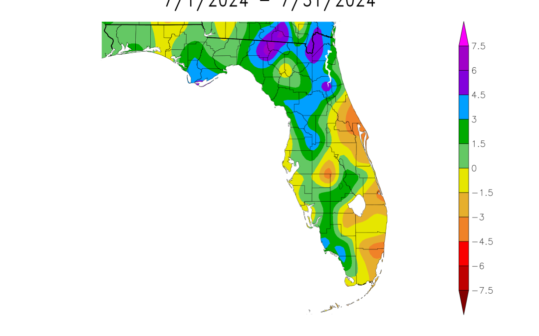 July 2024 Weather Summary and 3-Month Outlook