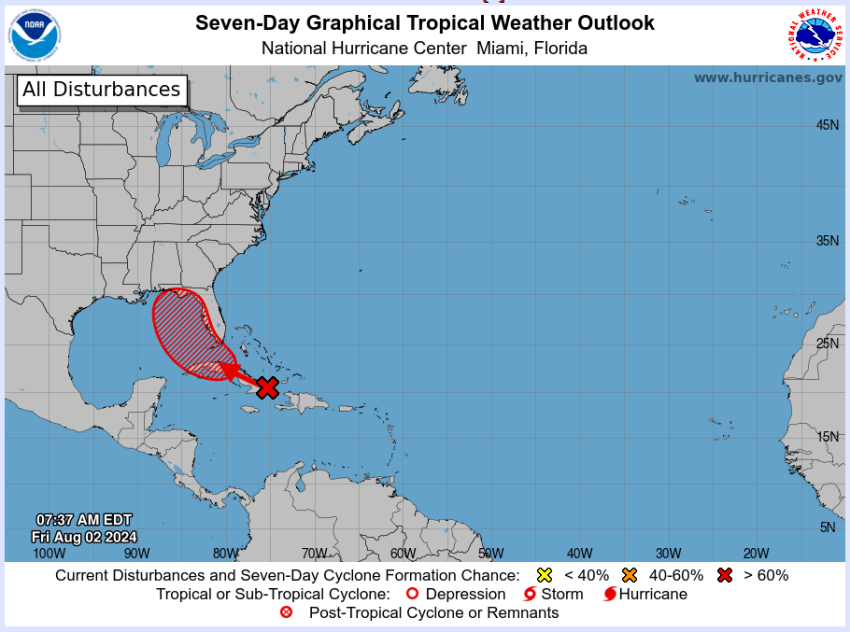 Invest 97L Forecast 8-2-24