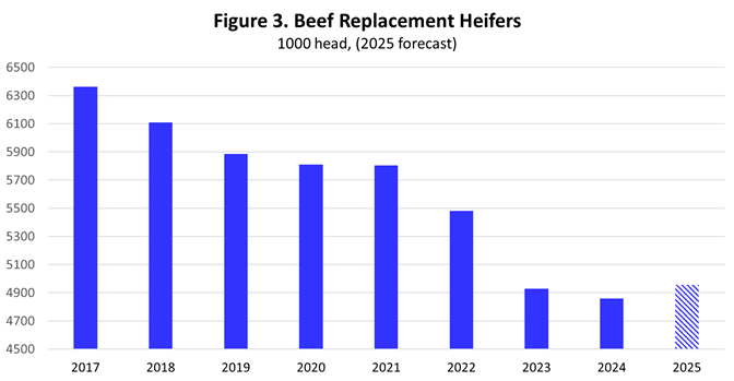 Two Scenarios for U.S. Beef Herd Expansion:  Slow and Even Slower