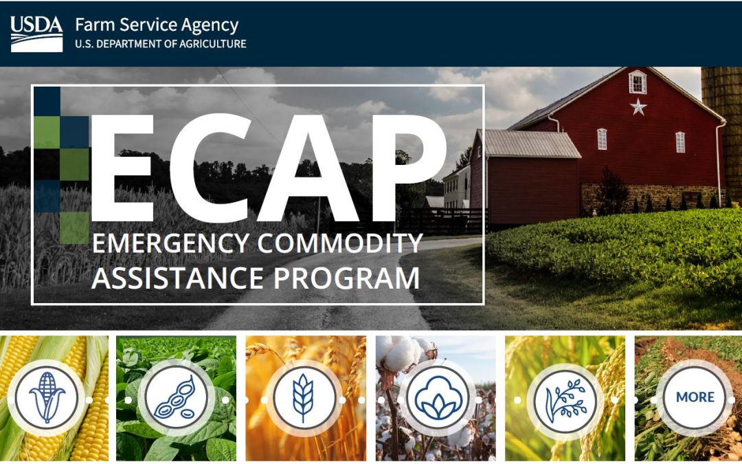 Emergency Commodity Assistance Program (ECAP) – Deadline August 15