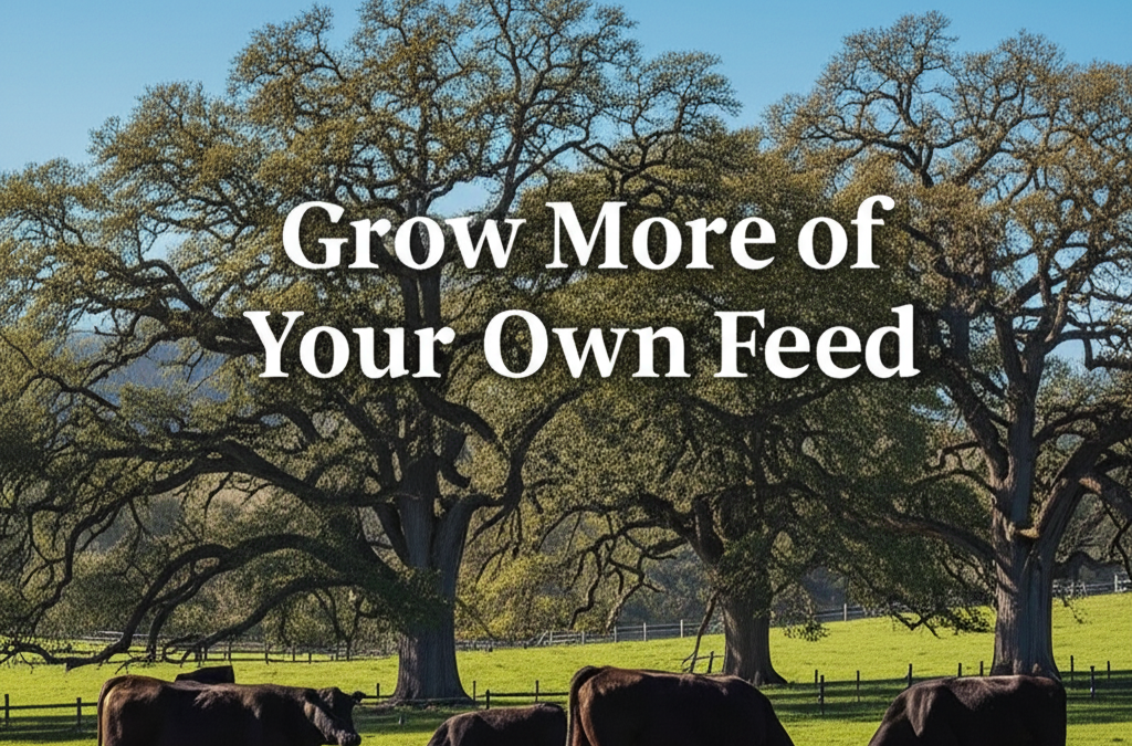 Making the Most of High Cattle Prices – Grow More of Your Own Feed